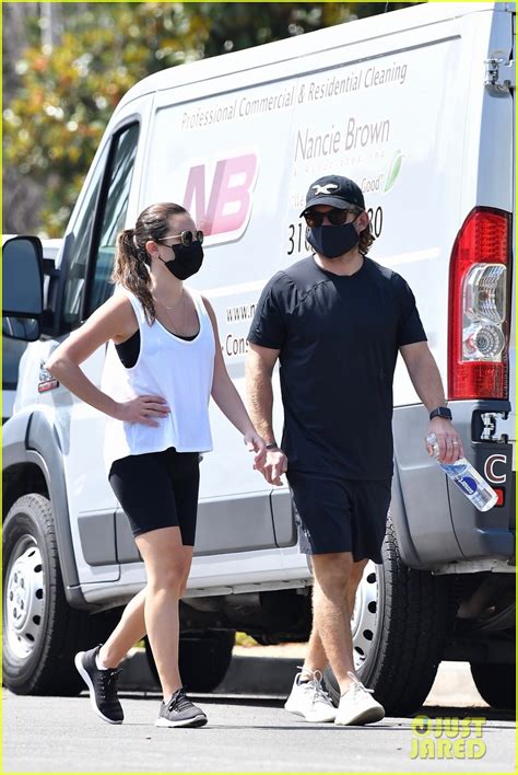 lea michele and zandy reich kick off their week with a walk