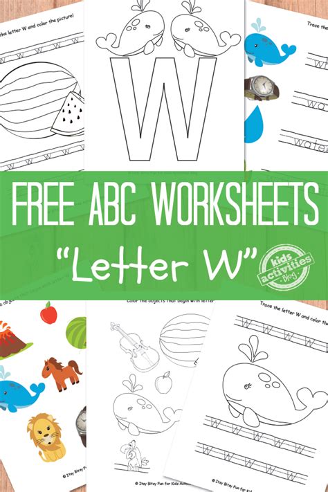 letter  worksheets  kids printable