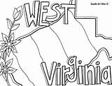 Coloring Pages Virginia West State States United Pennsylvania Iowa Doodle Alley Mountaineer Getcolorings Printable Usa Kids Color Neat Sheets Map sketch template