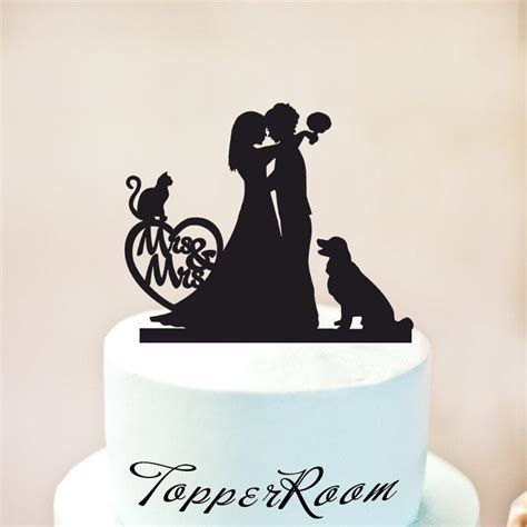 Mrs And Mrs Wedding Cake Topper Same Sex Cake Topper Lesbian Cake