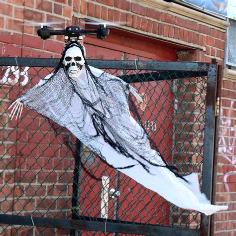 halloween prank   drone flies     grim reaper phandroid