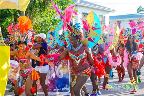 carnival road march brings color  culture  belize city  san pedro sun
