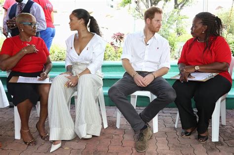 prince harry and rihanna shocked to hear some men think having sex in the sea stops hiv mirror