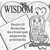 Proverbs Wise sketch template