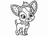 Chihuahua Coloring Pages Puppy Dog Pomeranian Cute Drawing Strawberry Printable Shortcake Pintar Print Para Color Sheets Kids Getcolorings Getdrawings Colorear sketch template