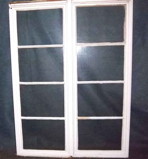 Pair Of Antique Four Pane Sliding 54 5 X 40 25 Windows Olde Good Things