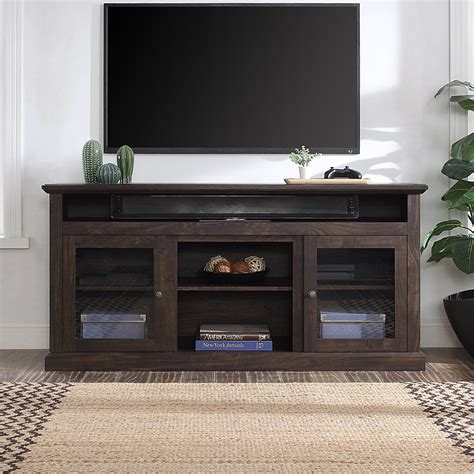 belleze cayman  entertainment center tv stand console fit tvs