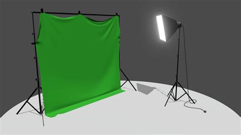 green screen studio   softbox    model  vojtaklemperer efea sketchfab
