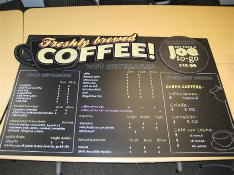 images  coffee shop menus  pinterest magnets chalkboards  java