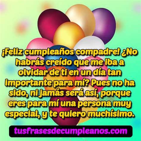 frases  mensajes de feliz cumpleanos   compadre