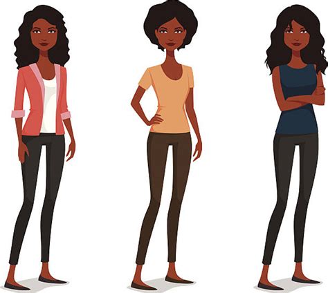 sassy black women illustrations royalty free vector