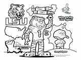Lsu Coloring Pages Football College Tiger Tigers Logo Clemson Color Sheets Auburn Alabama Louisiana Print Drawing Mascot Printable Osu Sports sketch template