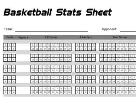 search results  printable basketball stat sheet calendar