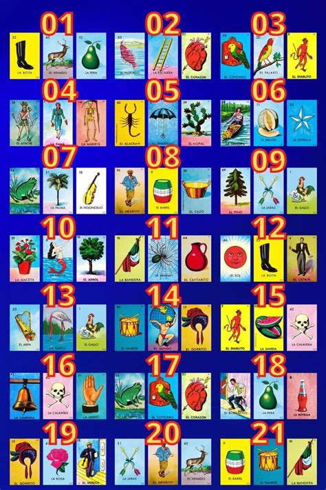 Bingo Cards Loteria Cards Loteria Bingo Cards
