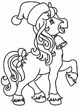 Christmas Coloring Pages Horse Printable Coloringpagebook Book Advertisement Kids Pony Noel sketch template