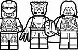 Lego Coloring Pages Marvel Printable Avengers Color Getcolorings Print Getdrawings sketch template