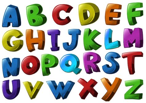 alphabet  icons vectors illustrations    freepik