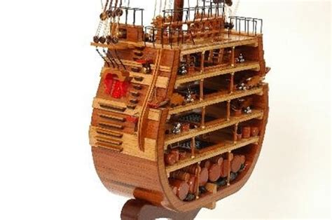 hms victory cross section model shippremier rangewoodenhandcrafted