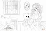 Coloring Goldilocks Pages sketch template