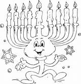 Menorah Hanukkah Coloring Dancing Pages Color Happy Printable Gif Scribblefun Bunny sketch template