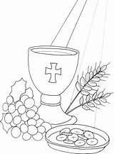 Coloring Communion Pages Eucharist First Holy Printable Getcolorings Color Getdrawings sketch template