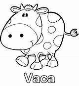 Riscos Vaquinhas Vaca sketch template