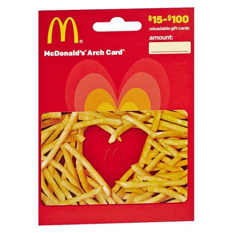 product large image mcdonalds gift card clothes gift card