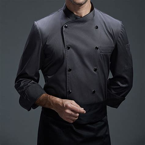 Chef Coats And Jackets Long Sleeve Chef Jacket Coat Uniform With