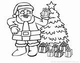 Coloriage Pages Pere Claus sketch template