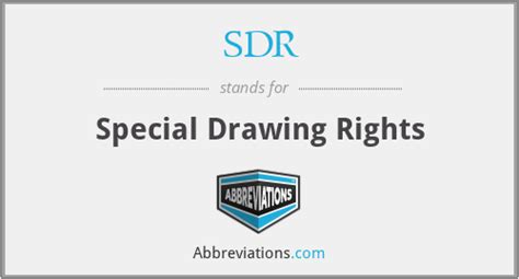 sdr special drawing rights