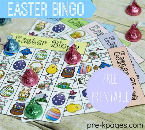 printable easter bingo game