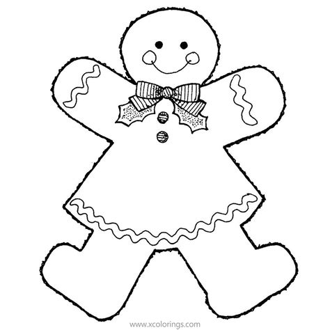 decorate gingerbread man coloring pages  girl xcoloringscom