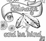 Coloring Kind Pages Being Courage Printable Clipart Others Getcolorings Colouring Getdrawings Color Colorings sketch template