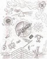 Floyd Pink Album Song Drawings Deviantart Fan sketch template