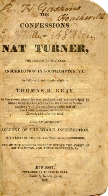 nat turner quotes slavery quotesgram