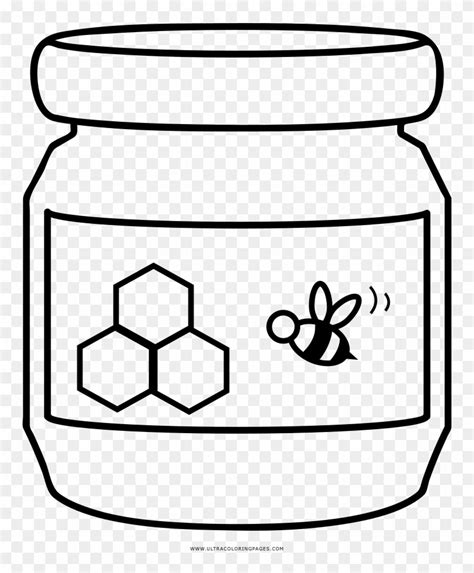 honey jar coloring pages