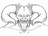 Balor Demon Gothic Getcolorings Getdrawings Finn sketch template