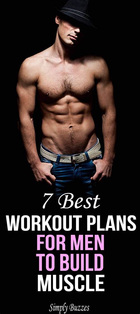 7 Best Workout Plans For Men To Build Muscle Simply Buzzes Workout