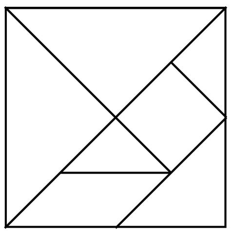 printable tangrams  easy diy tangram template art  printable