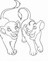 Lion Baby Coloring Printable Pages sketch template