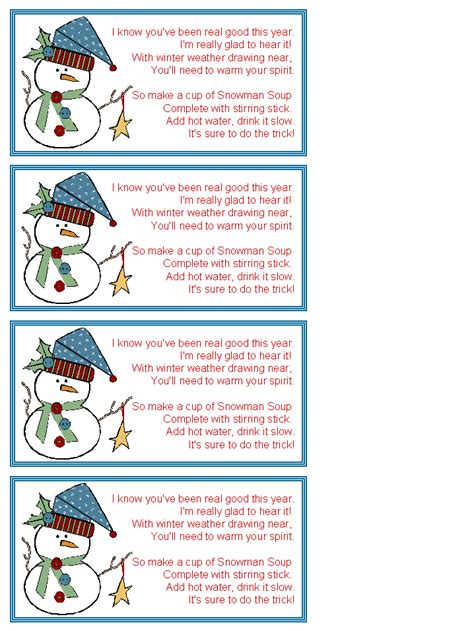 search results  snowman soup poem template calendar