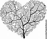 Coloring Tree Pages Life Mandala Heart Choose Board Patterns Popular sketch template