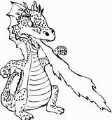 Coloring Dragon Pages Fire Breathing Kids Printable Popular sketch template