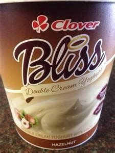 clover bliss double cream yoghurt hazelnut photo