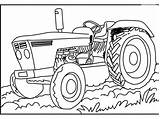 Tractor Coloring Pages Print Ford sketch template