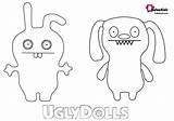 Ugly Bubakids Uglydolls sketch template