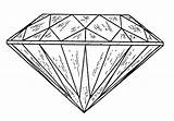 Diamonds Drawing Getdrawings Step sketch template