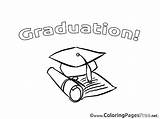 Graduation Colouring Academic Cap Coloring Sheet Title sketch template