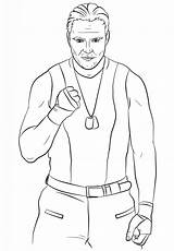 Wwe Ambrose Reigns Ausmalbilder Printable Lesnar Brock Dibujar Dwayne Luchador Raskrasil Johnson Seth Orton Randy Rollins Wrestlers sketch template