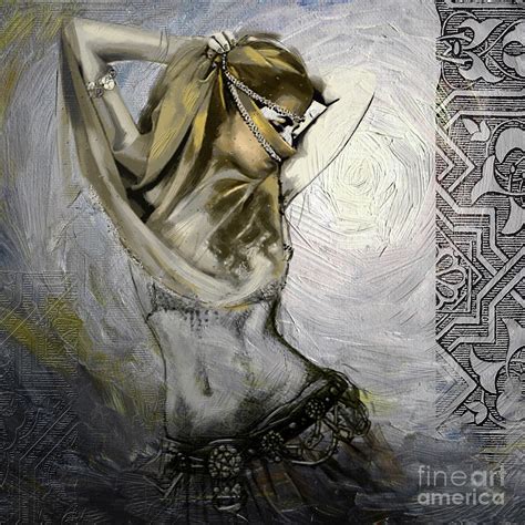 Abstract Belly Dancer 12 Painting By Mahnoor Shah